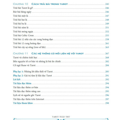 Tarot Toàn Thư - Đọc Vận Mệnh Qua Những Lá Bài -SGB
