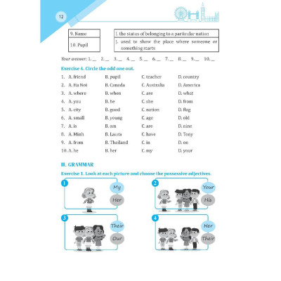Sách - Global Success - Bài Tập Bổ Trợ Và Nâng Cao Tiếng Anh Lớp 4 - Có Đáp Án - Tập 1 - Minh Thắng