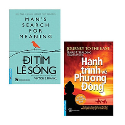 Sách - Đi Tìm Lẽ Sống + Hành Trình Về Phương Đông - Combo 2 Quyển