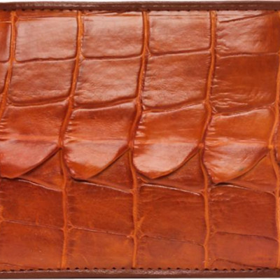 Bộ Ví & Thắt Lưng Nam Da Cá Sấu Gai Đuôi Huy Hoàng HT2209-HT4212 (23 x 11,5 cm) - Vàng