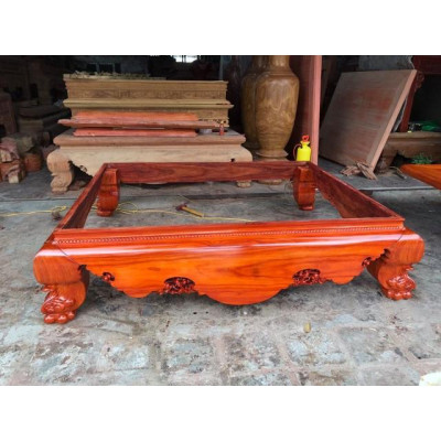 sập nằm gỗ cẩm vàng 1m8 x 2m2