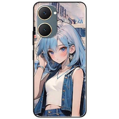 Ốp lưng cho Vivo Y03 - Y03T - Y18 - Y18S - Y18T - Y27 5G - Y28 4G - Y36 - Anime Cô Gái Áo Jean - Hàng Chính Hãng
