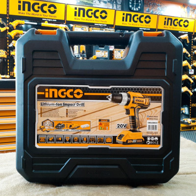 MÁY KHOAN BÚA DÙNG PIN 20V (2.0- 13MM) INGCO CIDLI20031 - HÀNG CHÍNH HÃNG