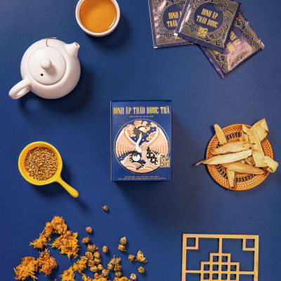 Bộ 4 Sản Phẩm Trà Định Áp Thảo Dược