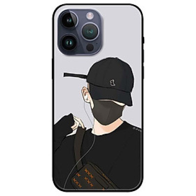 Ốp lưng dành cho Iphone 14 - Iphone 14 Plus - Iphone 14 Pro - Iphone 14 Pro Max - Chàng Trai Nón Đen