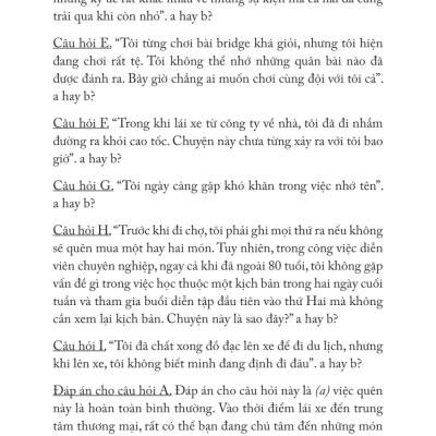 Y Học Và Sức Khỏe - Tăng Cường Trí Nhớ, Phòng Bệnh Alzheimer - TRE