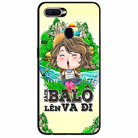 Ốp lưng in cho Realme 2 Mẫu Xách Balo Lên Nữ