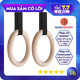 Vòng Treo Gỗ Tập Gym Gymnastic Rings Cleacco 