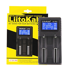 Bộ sạc pin thông minh LIITOKALA LII-PD2  2 khe cắm Độc lập - Phích cắm của US