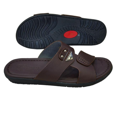 Dép Nam Quai Ngang Da Bò Thật TiTi ĐÔ Cao Cấp DN2076