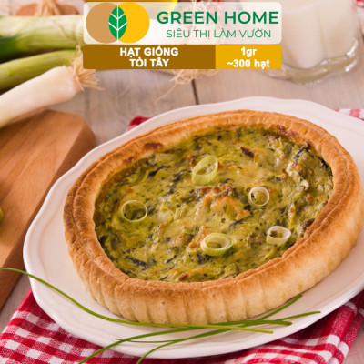 Hạt Giống Tỏi Tây GreenHome, Gói 1g~300 hạt, Giống Hành Baro, Dễ Trồng Quanh Năm, Kháng Bệnh Tốt G18