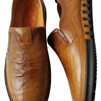 Giày mọi nam da bò thật BIGGBEN cao cấp GM266