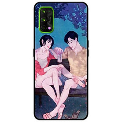 Ốp lưng dành cho Realme 7 Pro mẫu Cặp Đôi Chill