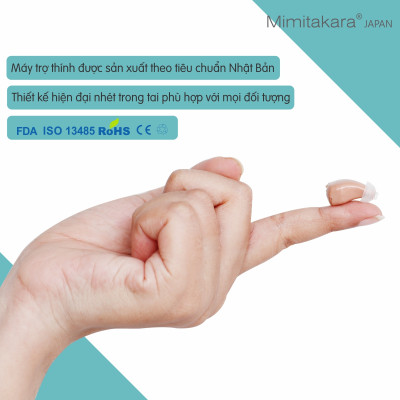 Máy trợ thính siêu nhỏ lỗ tai, bút sạc di động Mimitakara (JAPAN) UP-6SZX