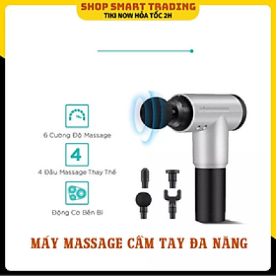 Súng Massage Cầm Tay Fascial Gun KH-320 Thế Hệ Mới 6 Cấp Độ Hỗ Trợ Mát Xa Chuyên Sâu, Giảm Đau Cơ, Cứng Khớp