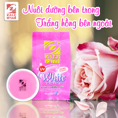 Kem Dưỡng Trắng Da Đẹp Liền Z ZALE HỒNG NGỌC TRAI 8g - BỘ 12 HỦ