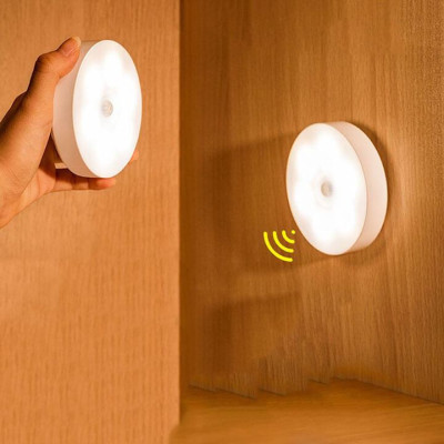 Đèn LED cảm biến chuyển động cảm biến thông minh, ánh sáng bảo vệ mắt, sạc pin USB đời mới, dán tường, tủ quần áo, cầu thang, phòng ngủ… Cảm Ứng không dây 