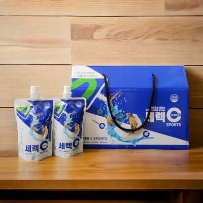 10 Túi Nước uống yến sâm Hàn Quốc, Tặng 01stick Yến Sâm Premium, bổ dưỡng, tốt cho sức khỏe, nhất là những người chơi thể thao, 120ml/túi