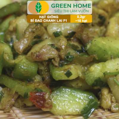 Hạt Giống Bí Đao Chanh Lai F1 GreenHome, Gói 0,2g~10 hạt, Siêu Trái, Nhiều Quả, Dễ Trồng Quanh Năm T42