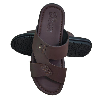 Dép Nam Quai Ngang Da Bò Thật TiTi ĐÔ Cao Cấp DNA2219