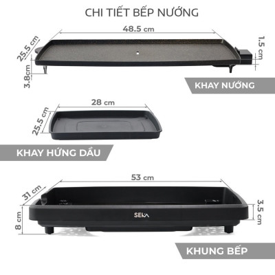 Bếp Nướng Điện SEKA SK540 - Hàng Chính Hãng