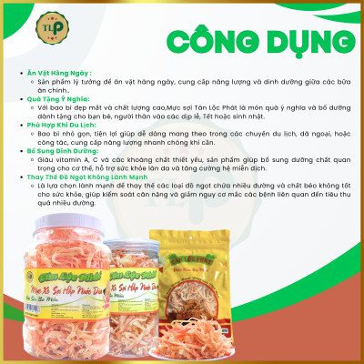 MỰC SỢI HẤP NƯỚC DỪA TÂN LỘC PHÁT COMBO 1KG - MỖI HŨ 500G