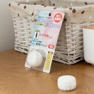Viên thả khử mùi bồn tiểu đứng (dành cho nam ) 15g, giúp khử mùi hôi/ khai đồng thời tiêu diệt vi khuẩn một cách nhanh chóng - nội địa Nhật Bản   