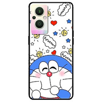 Ốp lưng dành cho Oppo A16K - Oppo A36 / A76 - Oppo Reno 7z 5G mẫu Đô-rê-mon Nền Trắng