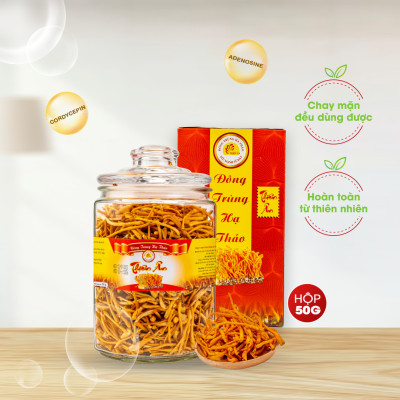 Đông Trùng Hạ Thảo Sấy Thăng Hoa Thiên Ân - Hũ 50g