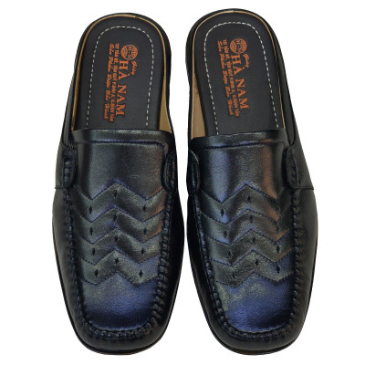 Dép Bít Mũi Nam HÀ NAM Da Bò Thật Cao Cấp GSB2095