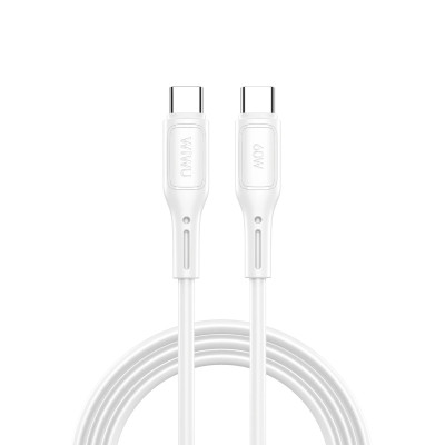 Bộ cóc củ dây sạc nhanh 65W USB C kèm dây Type C to Type C 60W PPS chống cháy hiệu WIWU GAN ESSEN Fast Charger cho iPhone 6 15 14 13 12 11 ProMax cho iPad Pro Air 10.2 9.7 10.5 11 12.9 13 inch S24 S25 cho Macbook cho Laptop Find Flip Fold - Hàng nhập khẩu