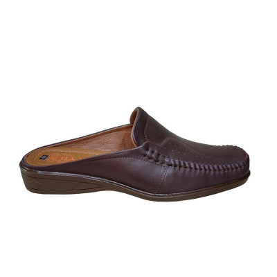 Dép Bít Mũi Nam Da Bò Thật TiTi ĐÔ Cao Cấp GSB20151