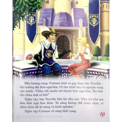 Sách - Truyện Tranh Công Chúa Barbie - Bốn Nàng Ngự Lâm Xinh Đẹp - Tân Việt Books