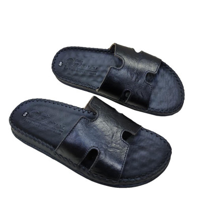 Dép Nam Quai Ngang Da Bò Thật TiTi ĐÔ Cao Cấp DNA2210