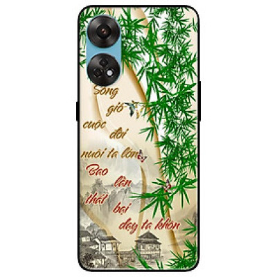 Ốp lưng dành cho Oppo Reno 8T 4G - Reno 8T 5G - Reno 10 5G - Reno 10 Pro 5G - Sóng Gió Tranh Tre - Hàng Chính Hãng