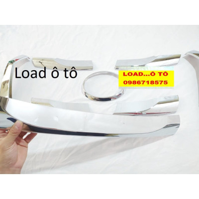 Bộ Ốp Trang Trí Mặt Ca lăng Fortuner 2022-2017 Mạ Crom Cao Cấp