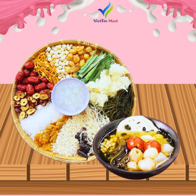 Set Chè Sâm Bổ Lượng (Set lớn 30 Chén) VietTin Mart