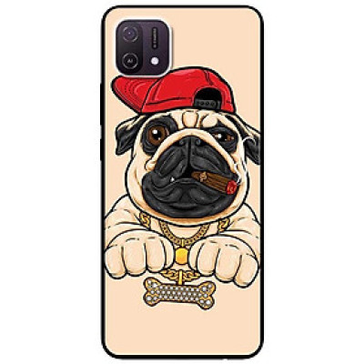 Ốp lưng dành cho Oppo A16K - Oppo A36 / A76 - Oppo Reno 7z 5G mẫu Pulldog Hiphop Nền Vàng