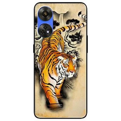 Ốp lưng dành cho Oppo Reno 8T 4G - Reno 8T 5G - Reno 10 5G - Reno 10 Pro 5G - Hổ - Hàng Chính Hãng