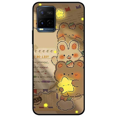 Ốp lưng dành cho Vivo Y21 - Vivo Y21s mẫu Gấu Sao