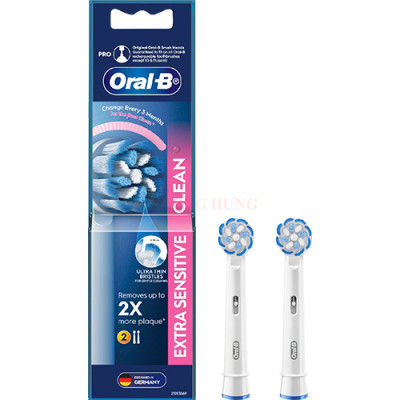 Đầu bàn chải điện Oral-B Extra Sensitive Clean EB60 - Hàng chính hãng