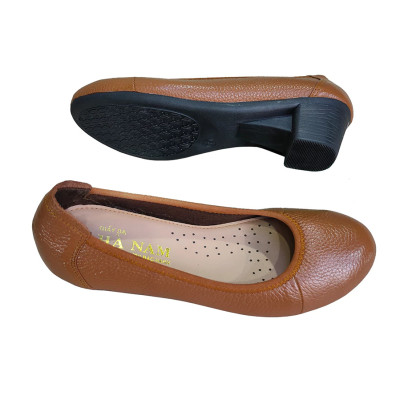 Giày Cao Gót Nữ HÀ NAM Da Bò Thật Cao Cấp 5cm GBBN2076