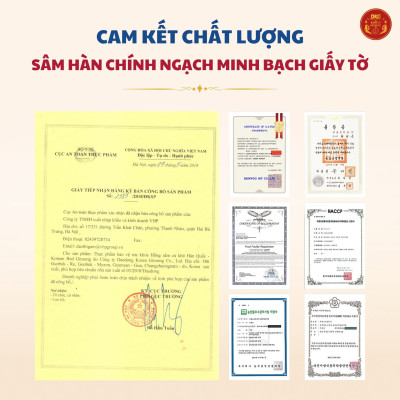 Hồng sâm củ khô dòng Premium 600gram (21-40 củ)