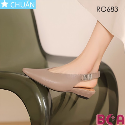 Giày Slingback cao 3 phân RO683 ROSATA tại BCASHOP Sự Kết Hợp Hoàn Hảo Giữa Thoải Mái Và Thời Trang