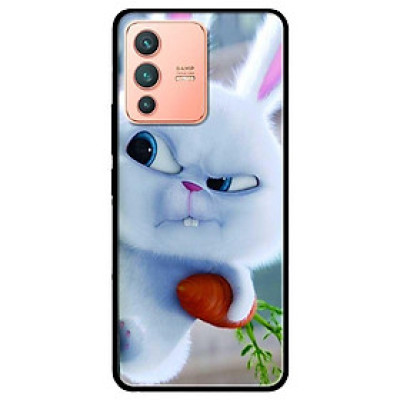 Ốp lưng dành cho Vivo V23 5G / S12 - Vivo Y15s / Y15A mẫu Thỏ Trắng Nhăn Mặt