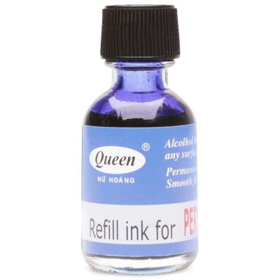 Mực Bút Lông Dầu Queen RFI-01 - Màu Xanh