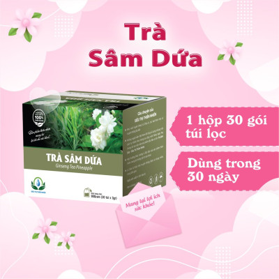 Trà Sâm Dứa Hoa Nhài Hộp 30 Túi Lọc Của Siêu Thị Thiên Nhiên