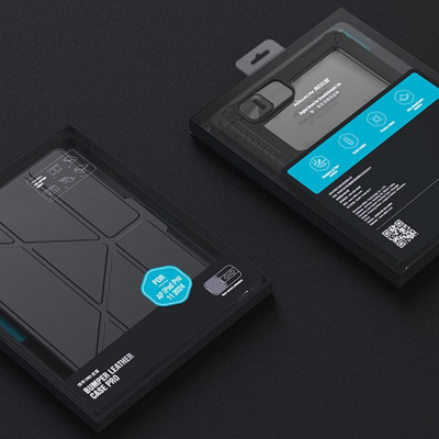 Bao da cho iPad Pro 11 inch M4 2024 / iPad Pro 13 inch M4 2024 Nillkin Bumper Leather Case Pro (Có khe cắm bút Apple Pencil) - Hàng chính hãng