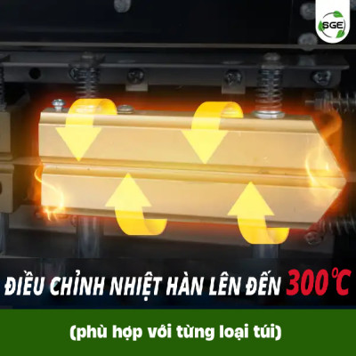 Máy Hàn Miệng Túi SGE AS Eco Dòng Tiết Kiệm Hàn Liên Tục Tốc Độ Cao Hàng Nhập Khẩu Chính Hãng SGE Thái Lan