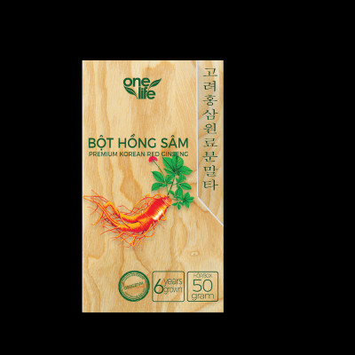 Bột Hồng Sâm Cao Cấp Hàn Quốc Onelife - Hộp 50gr